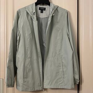 NEW Jones New York Sage Green Windbreaker